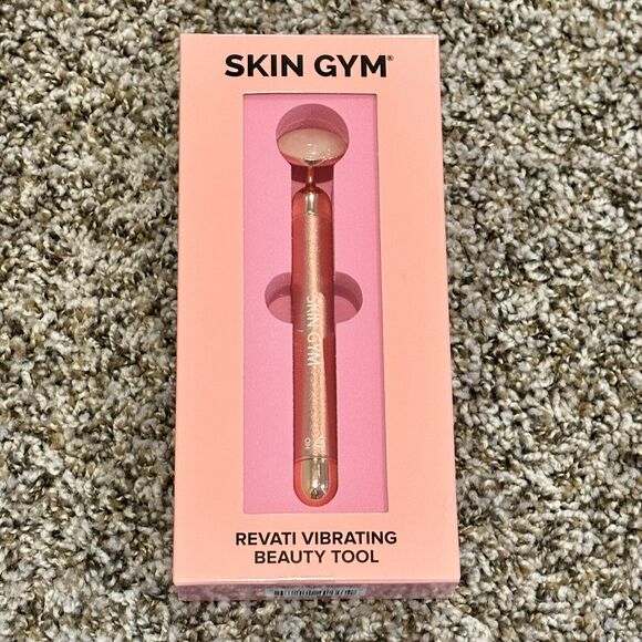 Skin Gym Rose Quartz Revati Vibrating Beauty Tool Curateur Spring Rachel Zoe - Picture 4 of 5